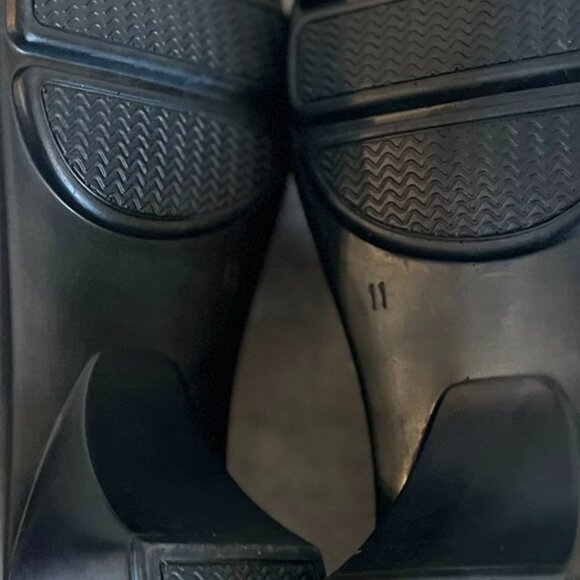 Bjorndal Woman's Black Leather Jace Maryjane Bohemian Clogs/Mules Sz 11 - Picture 8 of 11